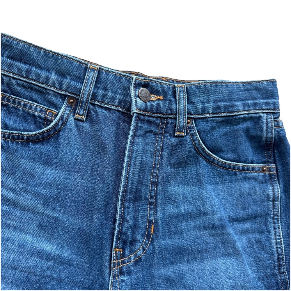 Veronica Beard Taylor Raw Hem High Waist Crop Wide Leg Women's Jeans Size 25